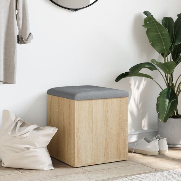 vidaXL hoiupink Sonoma tamm 42 x 42 x 45 cm t&ouml;&ouml;deldud puit