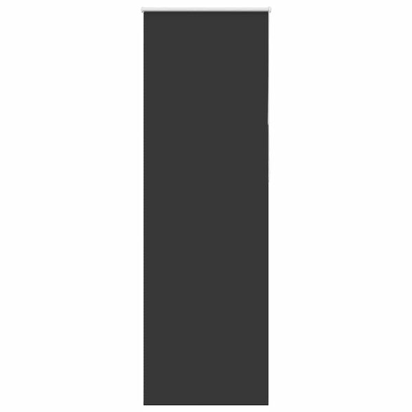 vidaXL pimendav ruloo must 65x230 cm kanga laius 60,7 cm pol&uuml;ester