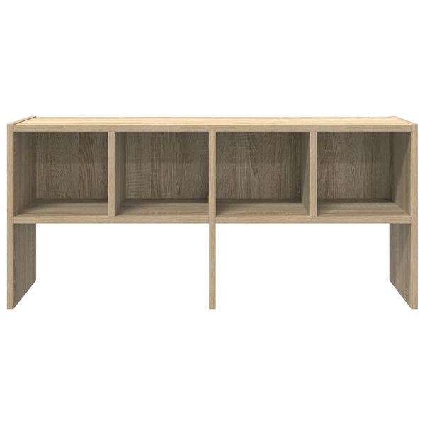 vidaXL kingariiul virnastatav, sonoma tamm, 89,5 x 30 x 40 cm