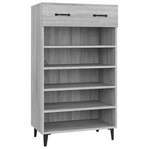 vidaXL jalatsikapp, hall Sonoma tamm, 60 x 35 x 105 cm, tehispuit