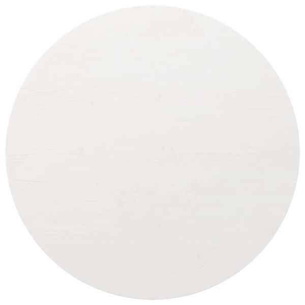 vidaXL lauaplaat, valge Ø80 x 2,5 cm, männipuit