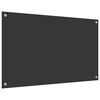 vidaXL K&ouml;gi Splashback Tumehall 100 x 60 x 0,6 cm karastatud klaas