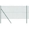 vidaXL Aediku Sisevahe Fikseerimine 10 x 1,4 m PVC-kaetud teras V&otilde;rk