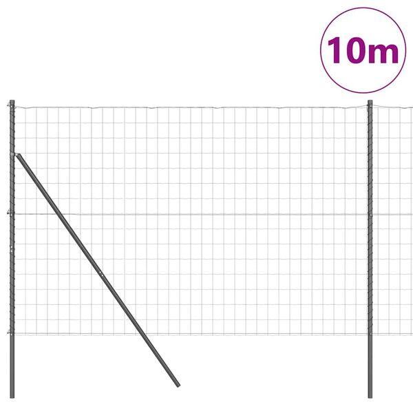vidaXL Aed koos postiga Hall 1,6 x 10 m Terased ja PVC
