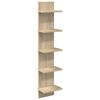 vidaXL Seinariiul Sonoma tamm 22 x 15 x 100 cm Tehispuit