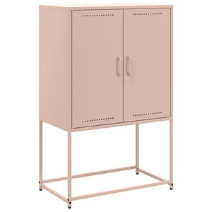 vidaXL k&otilde;rge kapp, roosa, 68,5x38,5x107 cm, teras