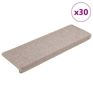 vidaXL trepimatid 30 tk 65 x 21 x 4 cm hallikaspruunid ristk&uuml;likukujulised servad