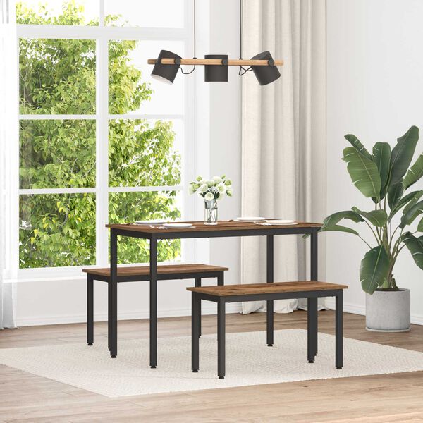 vidaXL pink Vana puit 80 x 35 x 45 cm Tehispuit