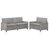 vidaXL Diivanikomplekt 2 pcs Helehall Samet