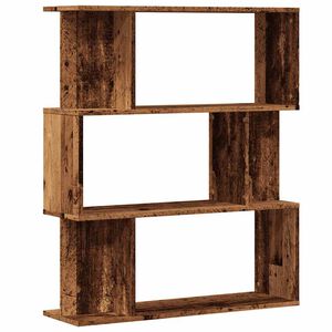 vidaXL raamatukapp Vana puit 80x24x96 cm Engineered Wood