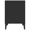 vidaXL öökapid 2 tk, must, 40 x 35 x 50 cm