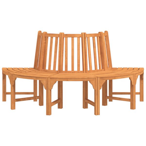 vidaXL puu &uuml;mber paigaldatav pool&uuml;mar pink, &Oslash;208 cm, eukal&uuml;ptipuit