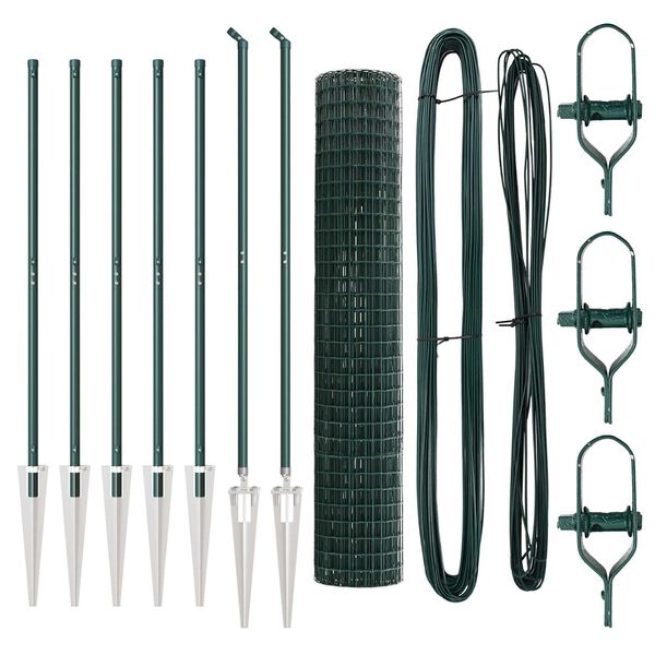 vidaXL Aed koos postiga Roheline 1,5 x 10 m Teras