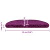 vidaXL trepimatid 10 tk 65 x 21 x 4 cm violetsed poolringikujulised suured