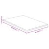 vidaXL lauaplaat, 40x60x1,5 cm, bambus