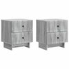vidaXL &Ouml;&ouml;lambi kapp 2 pcs Hall Sonoma 43 x 34,5 x 47,5 cm Tehispuit