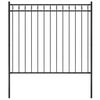 vidaXL aiapiire ASSEN, teras, 1,7 x 1,5 m, must