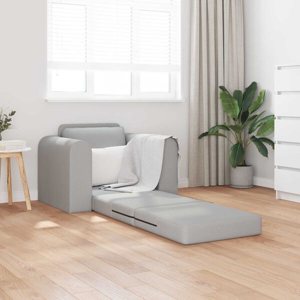 vidaXL Diivanvoodi Pilvine hall 98 x 71 x 83 cm kangas