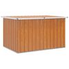 vidaXL V&auml;lis&auml;ilituskast puit 150 x 101 x 91 cm Tsingitud teras