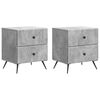 vidaXL &Ouml;&ouml;lambi kapp 2 pcs Betoonhall 43 x 34,5 x 47,5 cm Tehispuit