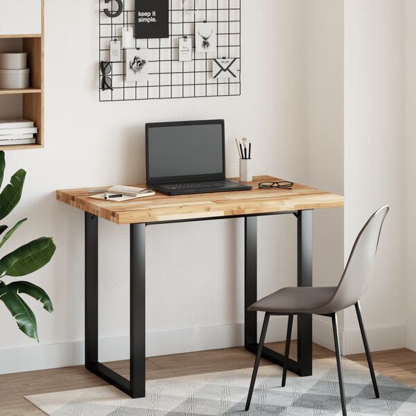 vidaXL lauaplaat, ristk&uuml;lik, 120x70x4 cm, akaatsiapuit