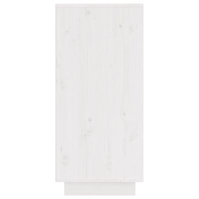 vidaXL puhvetkapid 2 tk, valge, 31,5x34x75 cm, toekas männipuit