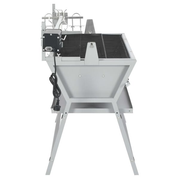 Rauast ja roostevabast terasest grill k&uuml;psetusvardaga