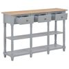 vidaXL konsoollaud hall 120 x 30 x 76 cm MDF