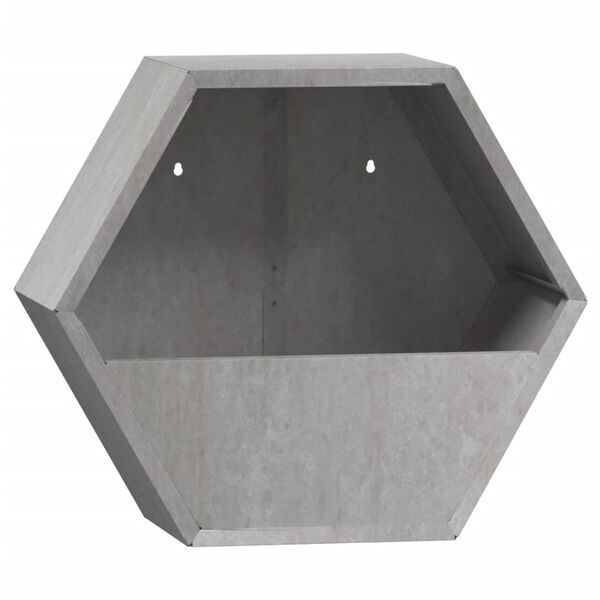 vidaXL seina taimekastid 2 tk, rooste, Corten teras, 30x10x25 cm