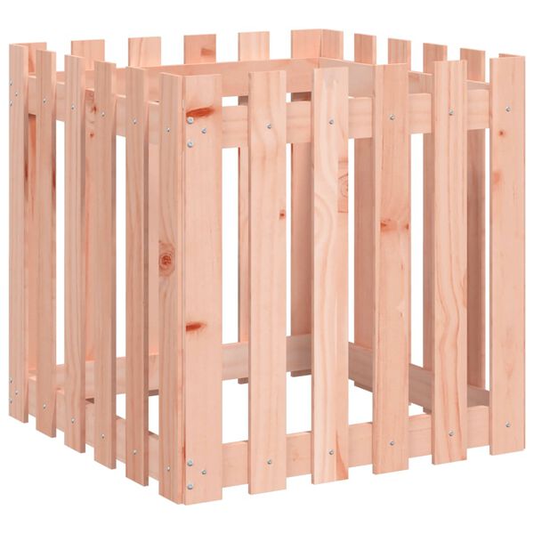 vidaXL aia disainiga taimekast, 60 x 60 x 60 cm, ebatsuuga puit