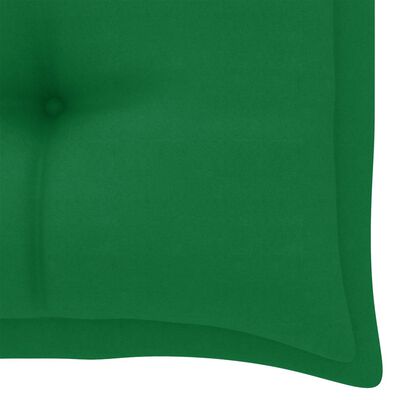 vidaXL aiapingi istmepadi, roheline, 100 x 50 x 7 cm, kangas