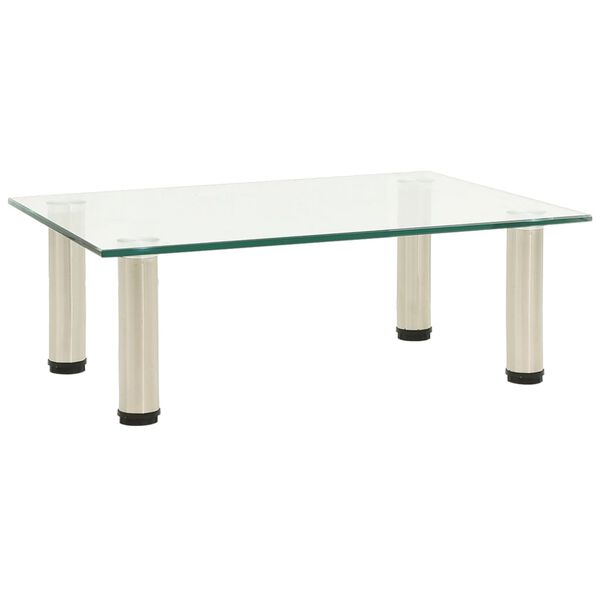 vidaXL telerialus läbipistev 40 x 35 x 17 cm karastatud klaas