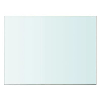 vidaXLi klaasist riiuliplaat 40 x 30 cm läbipaistev