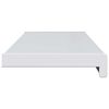 vidaXL Akna aluskate Valge 80 x 20 x 4,5 cm PVC