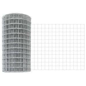 vidaXL Euroopa aed Hõbedane 0.4 x 50 m Kuumtsinkitud raud