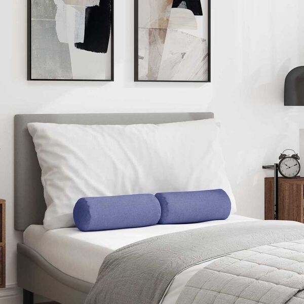 vidaXL Padjad 2 pcs Jeans sinine &Oslash; 15 x 40 cm kangas