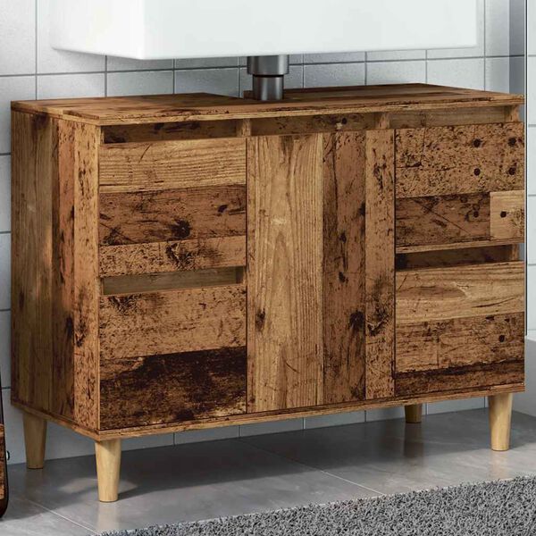 vidaXL valamukapp Vana puit 80x33x60 cm Engineered Wood