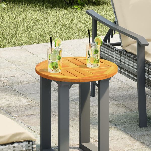 vidaXL lauaplaat, &Oslash;40x2 cm, &uuml;mmargune, akaatsiapuit