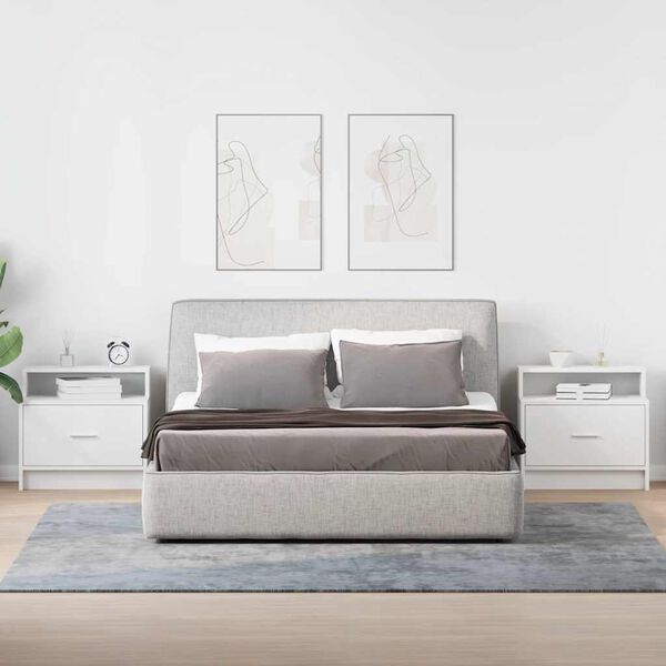 vidaXL sahtliga öökapid 2 tk, valge 51x31x47 cm