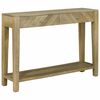 vidaXL Konsoollaud Looduslik hall 110 x 30 x 80 cm Tugev mango puu