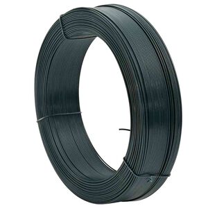 vidaXL v&otilde;rkaia traat 250 m 2,3/3,8 mm, terasest, mustjasroheline