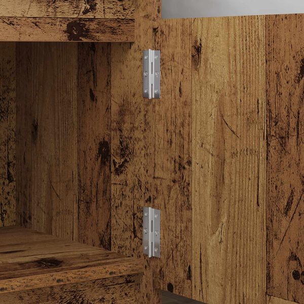 vidaXL Hing &Uuml;ksv&auml;rviline 2 pcs H&otilde;bedane 58 x 35 x 1 mm Teras