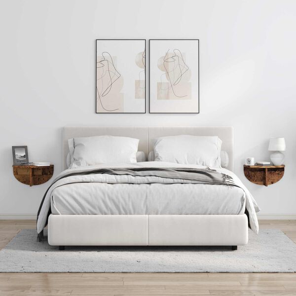 vidaXL Seinariiul Vana puit 38 x 19 x 19 cm Tehispuit