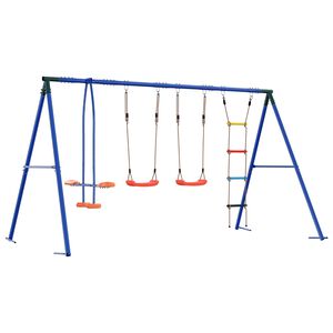 vidaXL V&auml;ljas Kiik Komplekt Mitmev&auml;rviline 330 x 185 x 185 cm