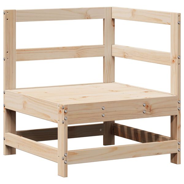 vidaXL 3-osaline aiadiivani komplekt, m&auml;nnipuit