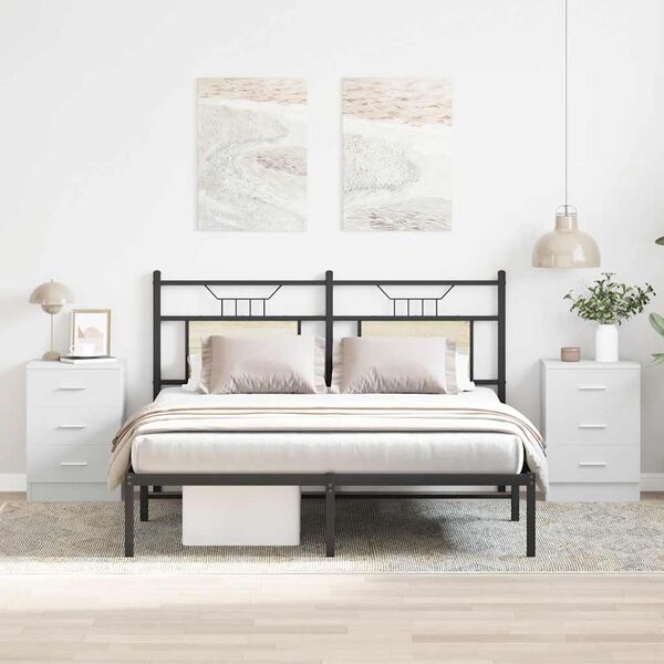 vidaXL &ouml;&ouml;kapid, 2 tk, valge, 38 x 35 x 56 cm, tehispuit