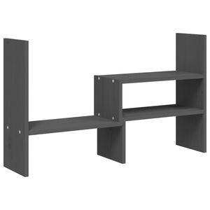 vidaXL monitorialus, hall, (39-72) x 17 x 43 cm, m&auml;nnipuit