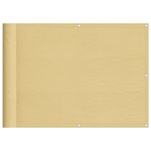 vidaXL r&otilde;dusirm, liivakarva, 75x700 cm, 100% pol&uuml;ester oxford