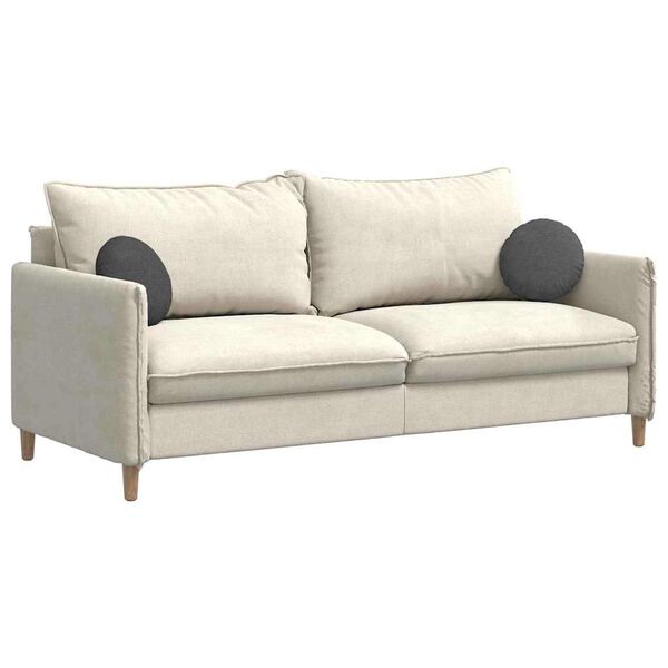 vidaXL Istumispatjad 2 pcs Tumehall &Oslash; 30 cm Korter kangas