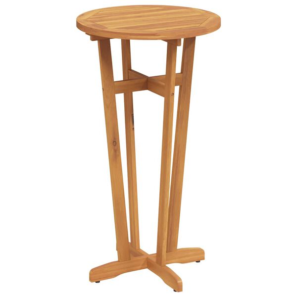 vidaXL aia baarilaud, Ø60 x 105 cm, akaatsiapuit